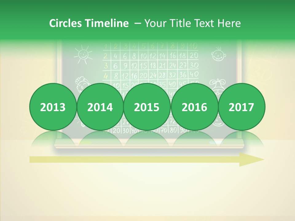 Isolated Mesh Educate PowerPoint Template