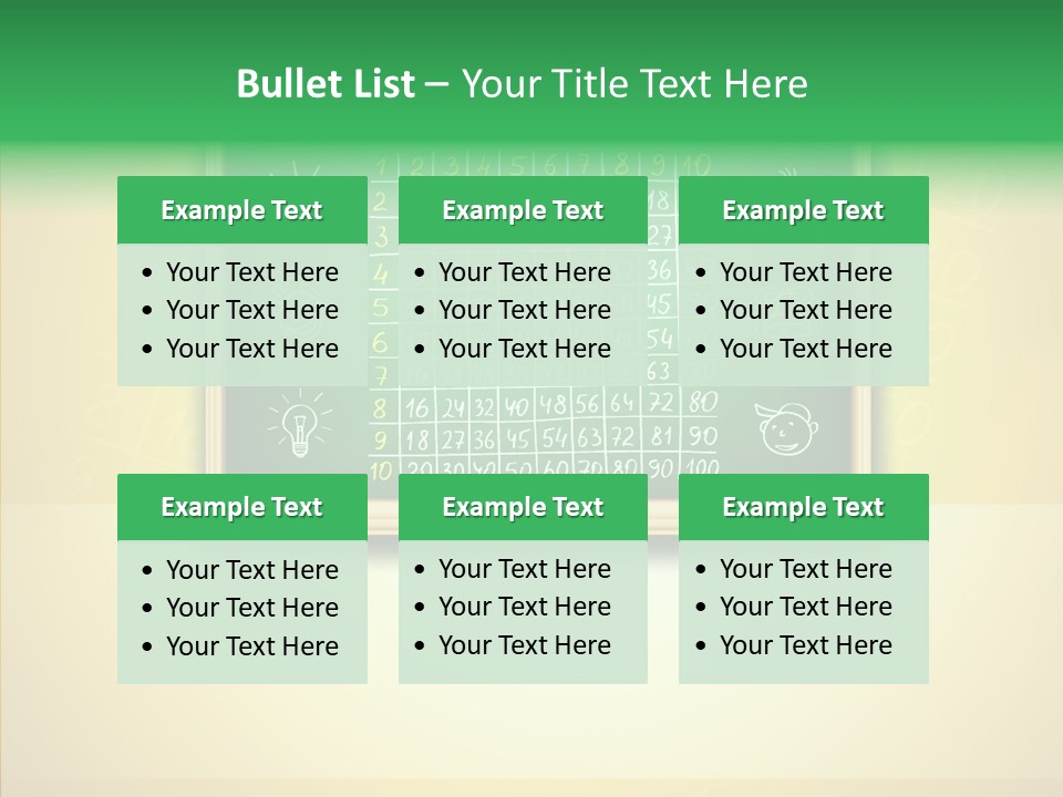 Isolated Mesh Educate PowerPoint Template