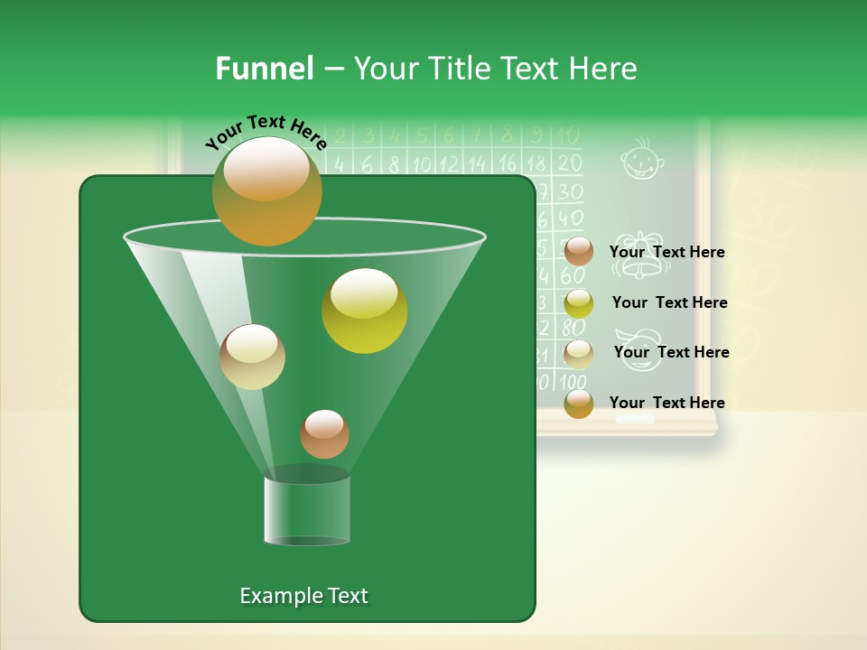 Isolated Mesh Educate PowerPoint Template
