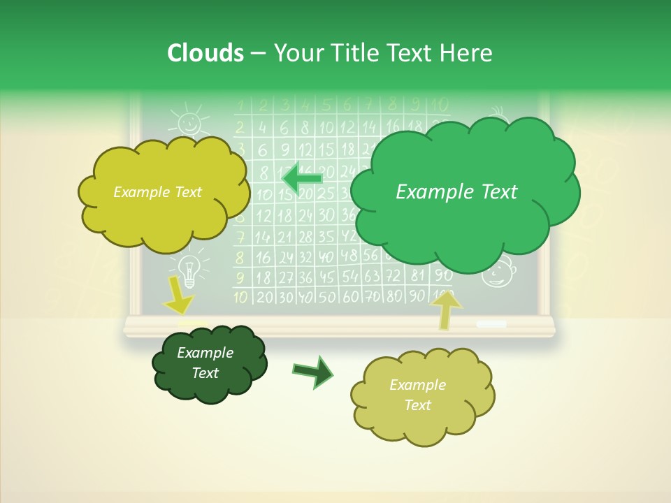 Isolated Mesh Educate PowerPoint Template