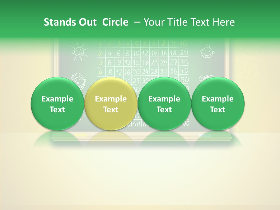 Isolated Mesh Educate PowerPoint Template