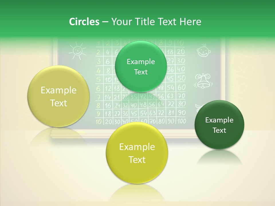 Isolated Mesh Educate PowerPoint Template