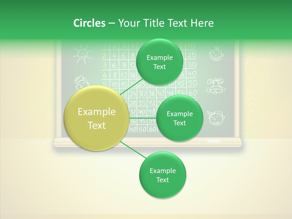 Isolated Mesh Educate PowerPoint Template