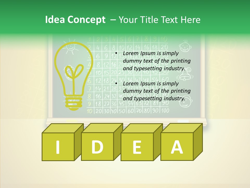 Isolated Mesh Educate PowerPoint Template