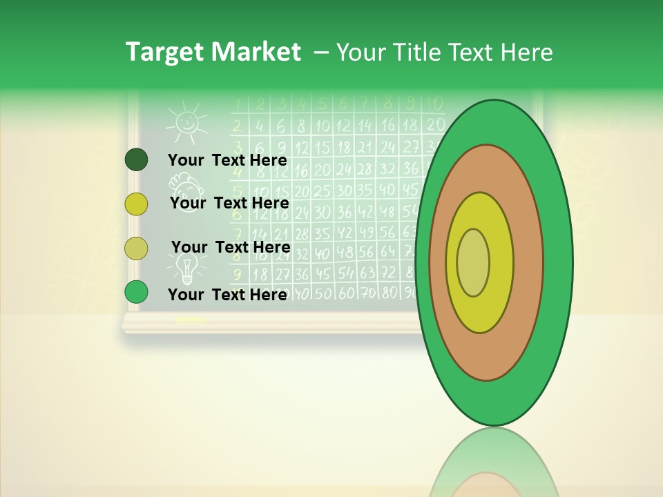 Isolated Mesh Educate PowerPoint Template