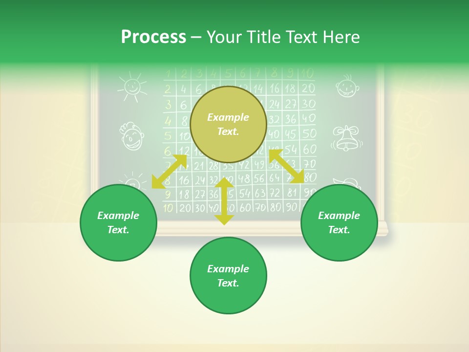 Isolated Mesh Educate PowerPoint Template