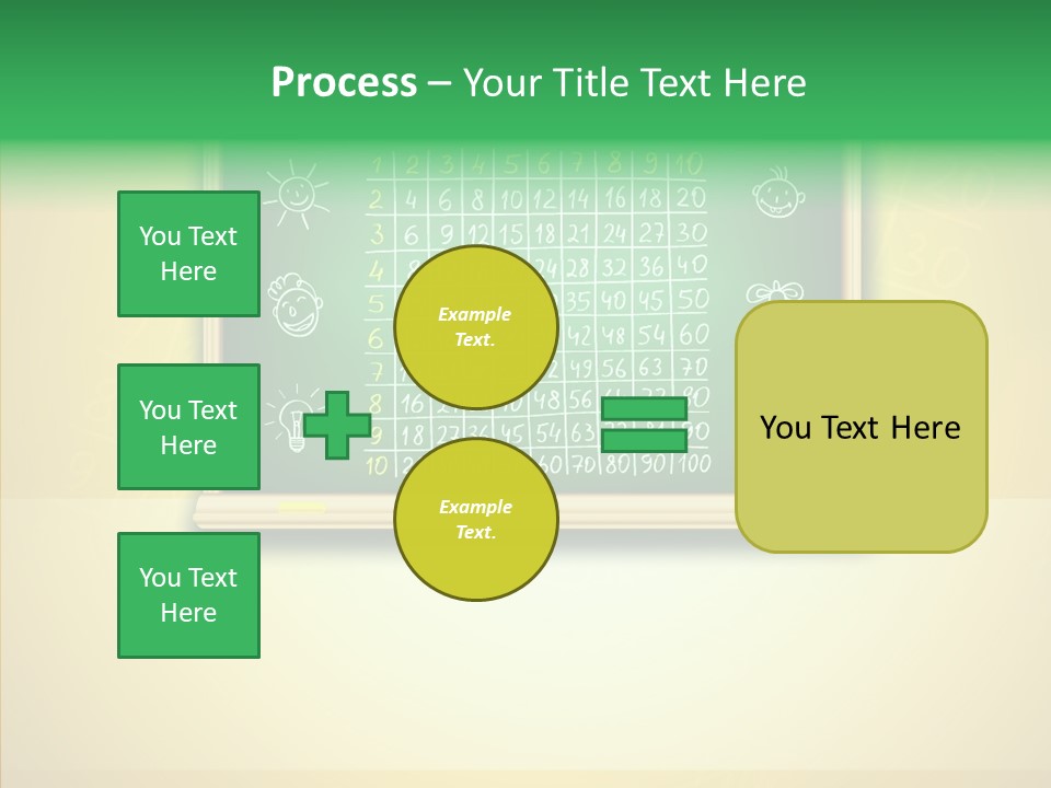 Isolated Mesh Educate PowerPoint Template