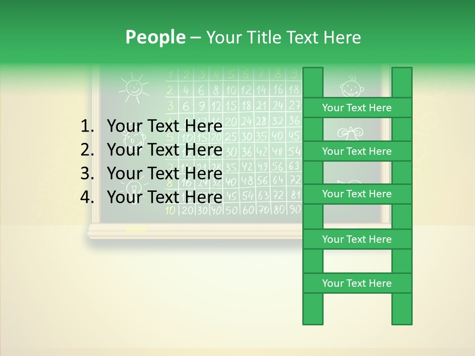 Isolated Mesh Educate PowerPoint Template