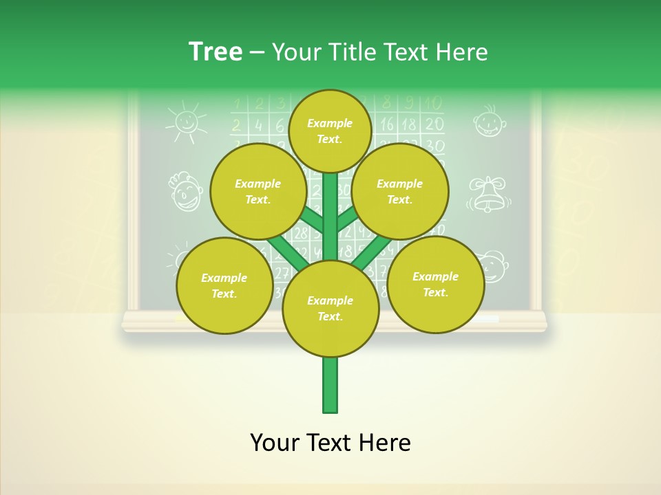 Isolated Mesh Educate PowerPoint Template