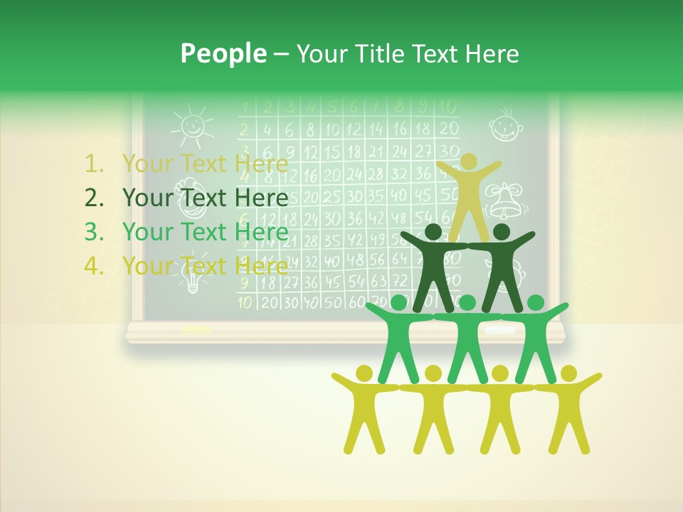 Isolated Mesh Educate PowerPoint Template