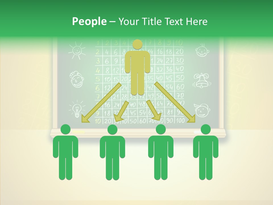 Isolated Mesh Educate PowerPoint Template