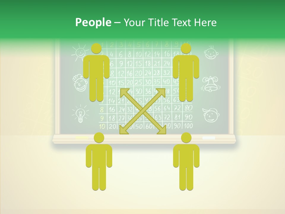 Isolated Mesh Educate PowerPoint Template