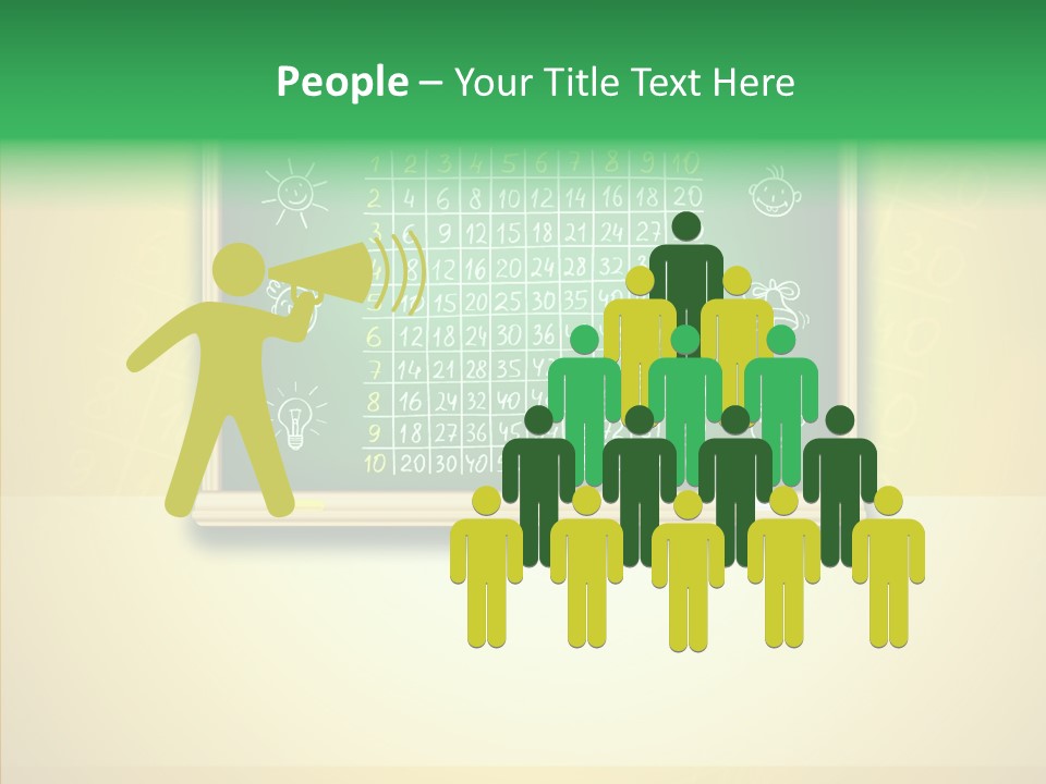 Isolated Mesh Educate PowerPoint Template