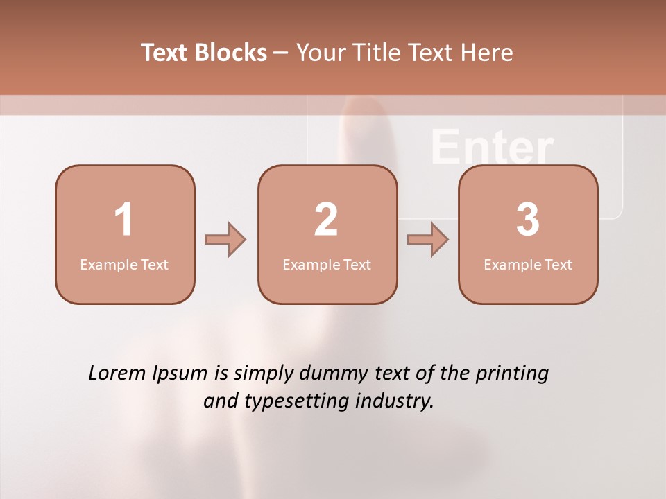 Power Isolated Focus PowerPoint Template