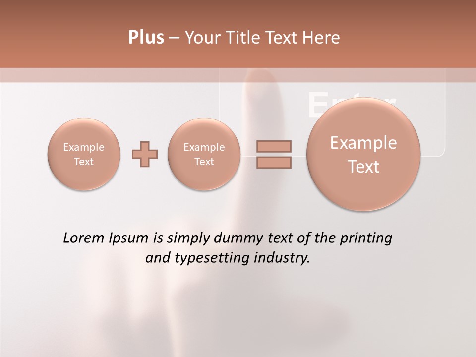 Power Isolated Focus PowerPoint Template