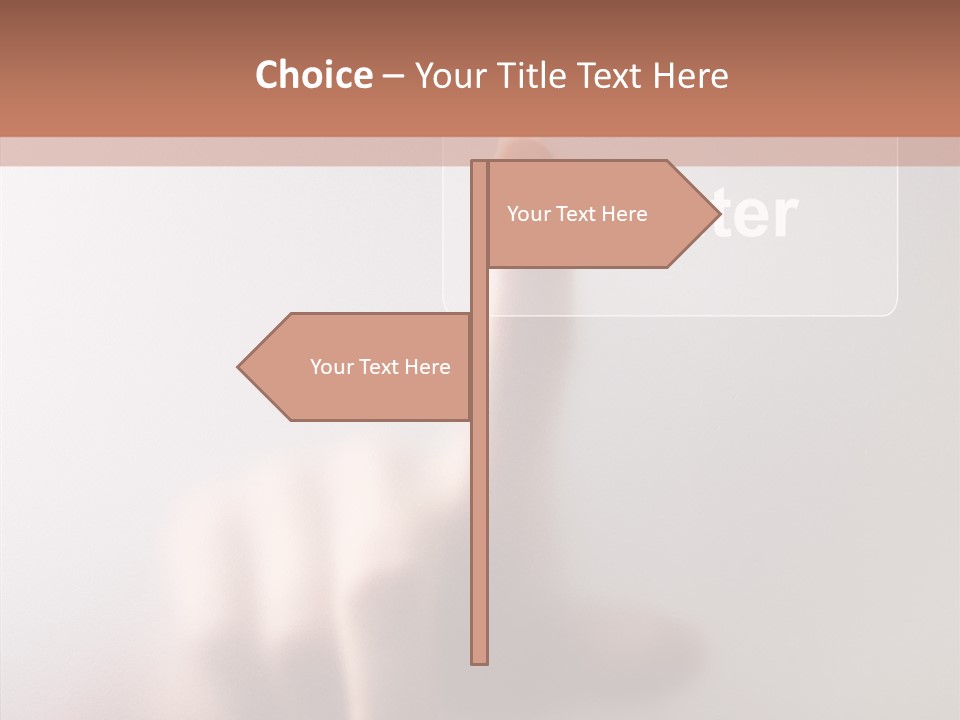 Power Isolated Focus PowerPoint Template