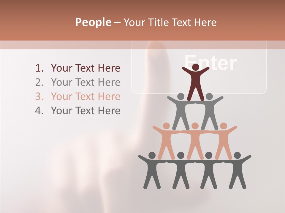Power Isolated Focus PowerPoint Template