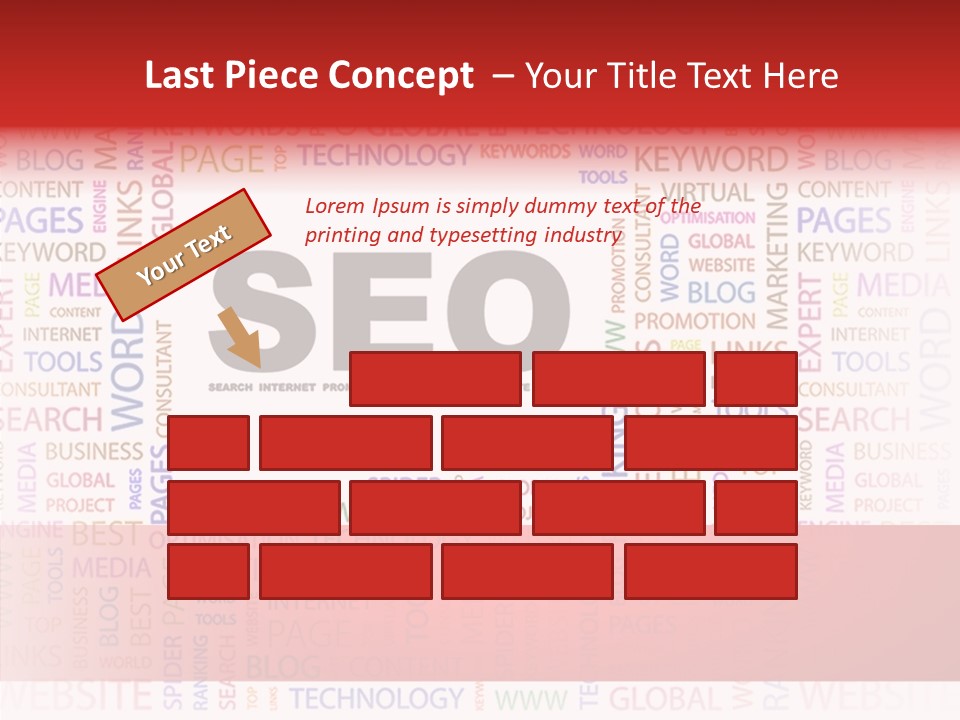 Submit Optimization Looking PowerPoint Template
