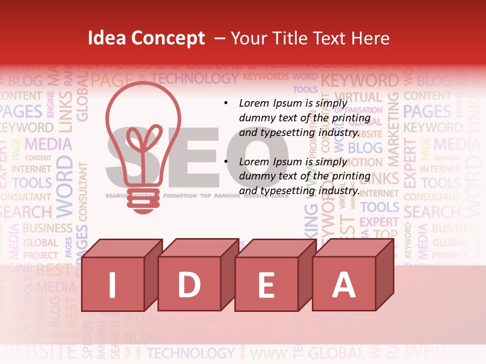 Submit Optimization Looking PowerPoint Template