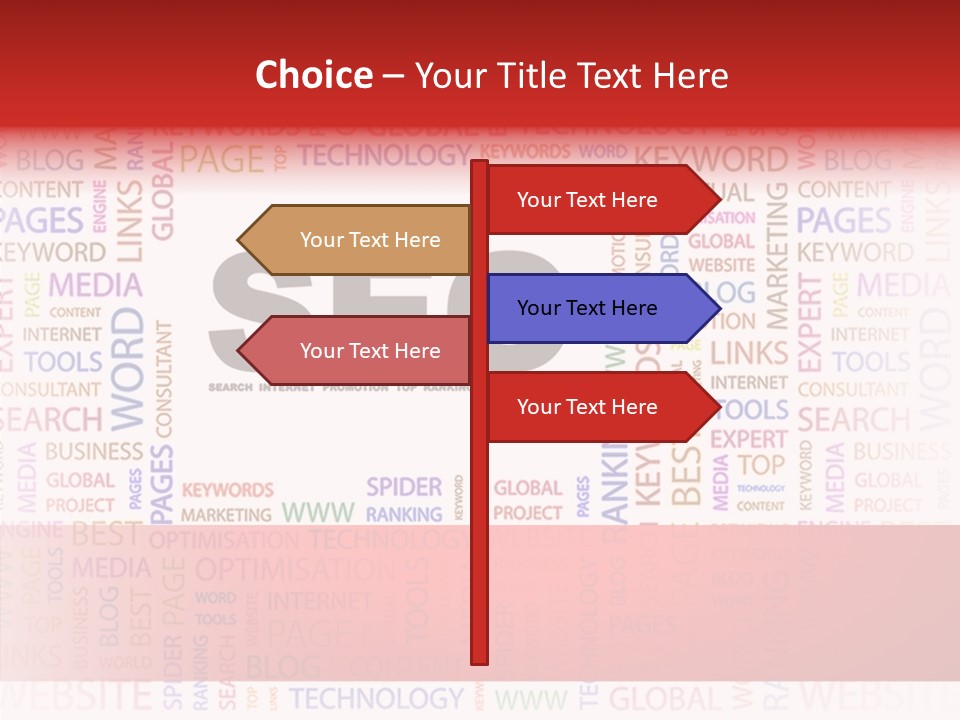 Submit Optimization Looking PowerPoint Template