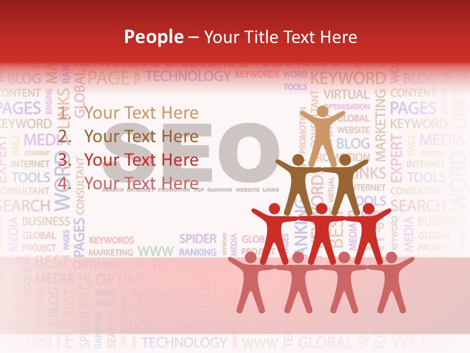 Submit Optimization Looking PowerPoint Template