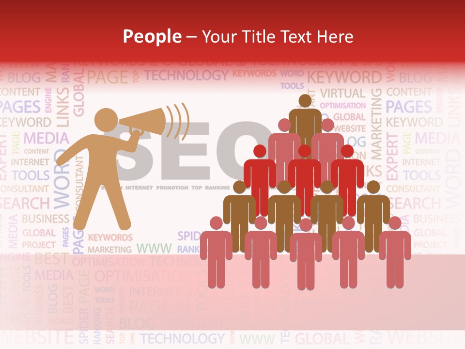 Submit Optimization Looking PowerPoint Template