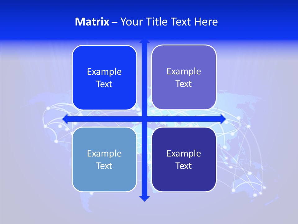 Communication Connectivity Region PowerPoint Template