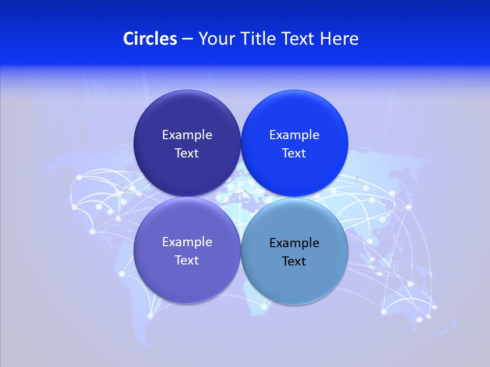 Communication Connectivity Region PowerPoint Template