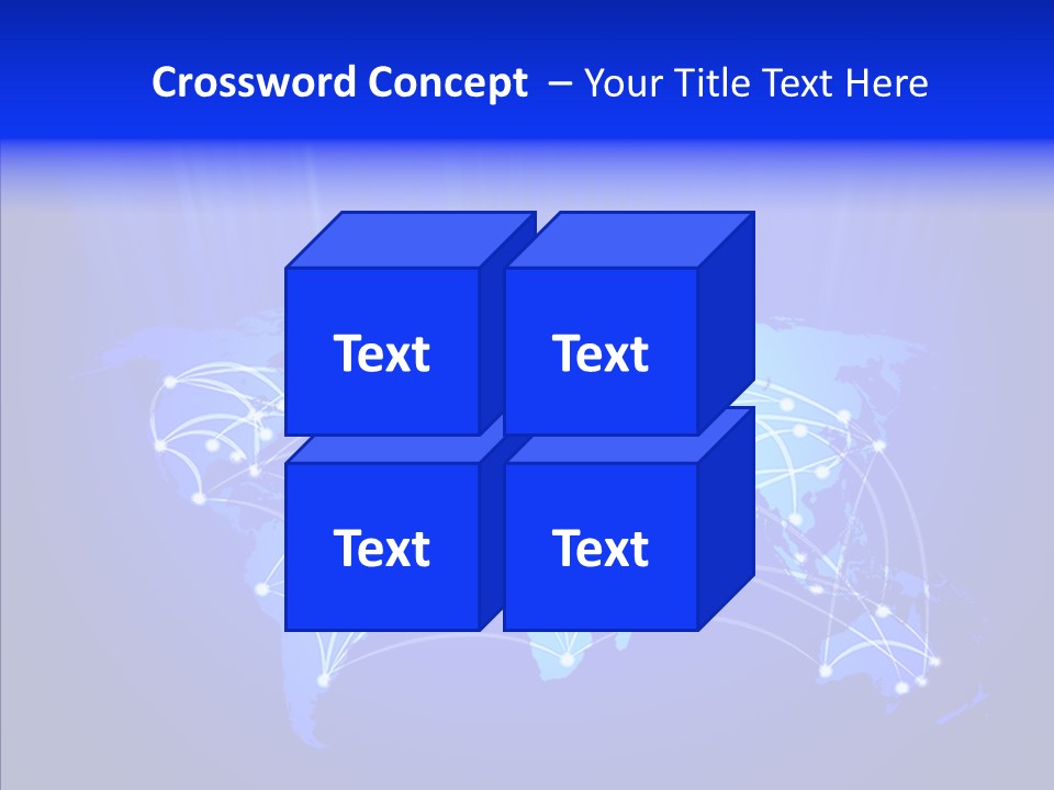 Communication Connectivity Region PowerPoint Template