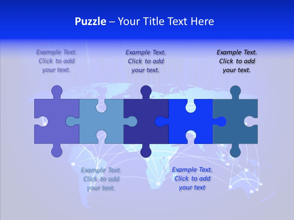 Communication Connectivity Region PowerPoint Template