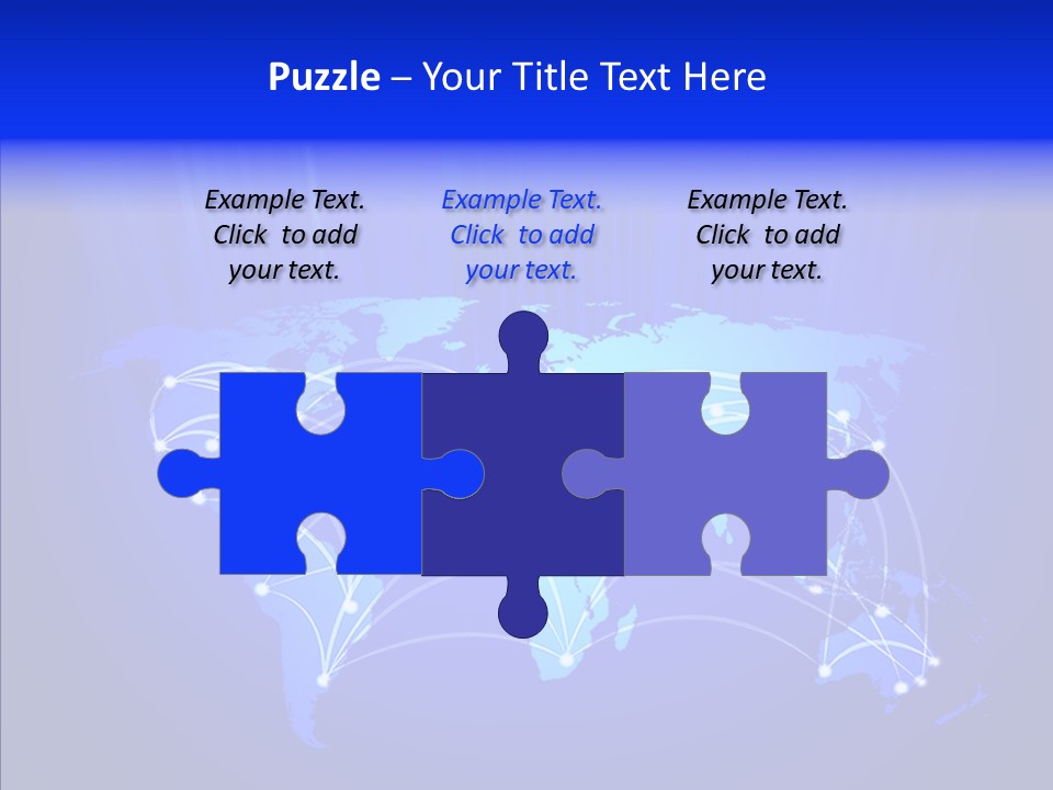 Communication Connectivity Region PowerPoint Template