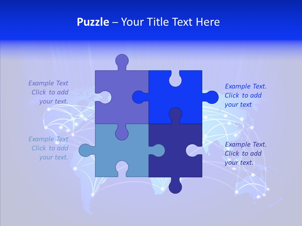 Communication Connectivity Region PowerPoint Template