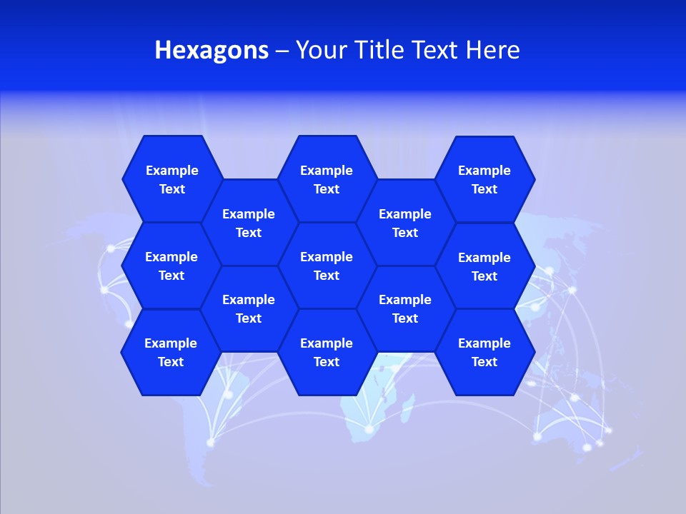 Communication Connectivity Region PowerPoint Template