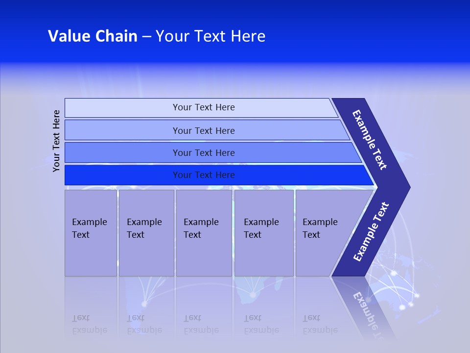 Communication Connectivity Region PowerPoint Template