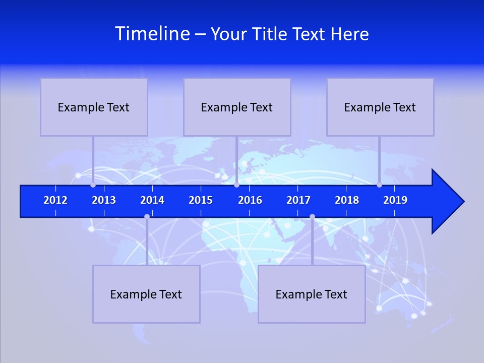 Communication Connectivity Region PowerPoint Template