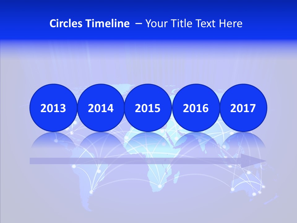 Communication Connectivity Region PowerPoint Template