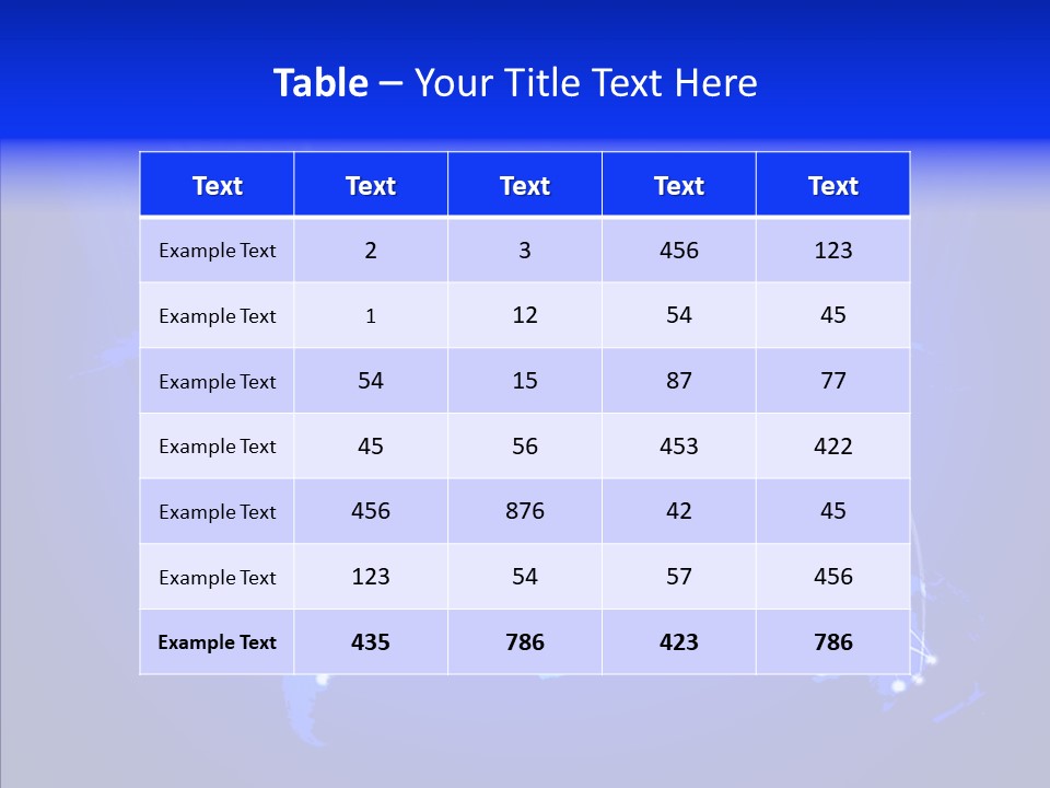 Communication Connectivity Region PowerPoint Template
