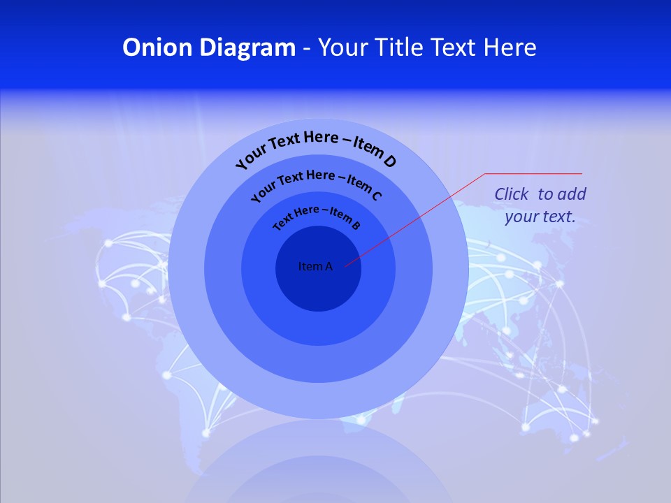 Communication Connectivity Region PowerPoint Template