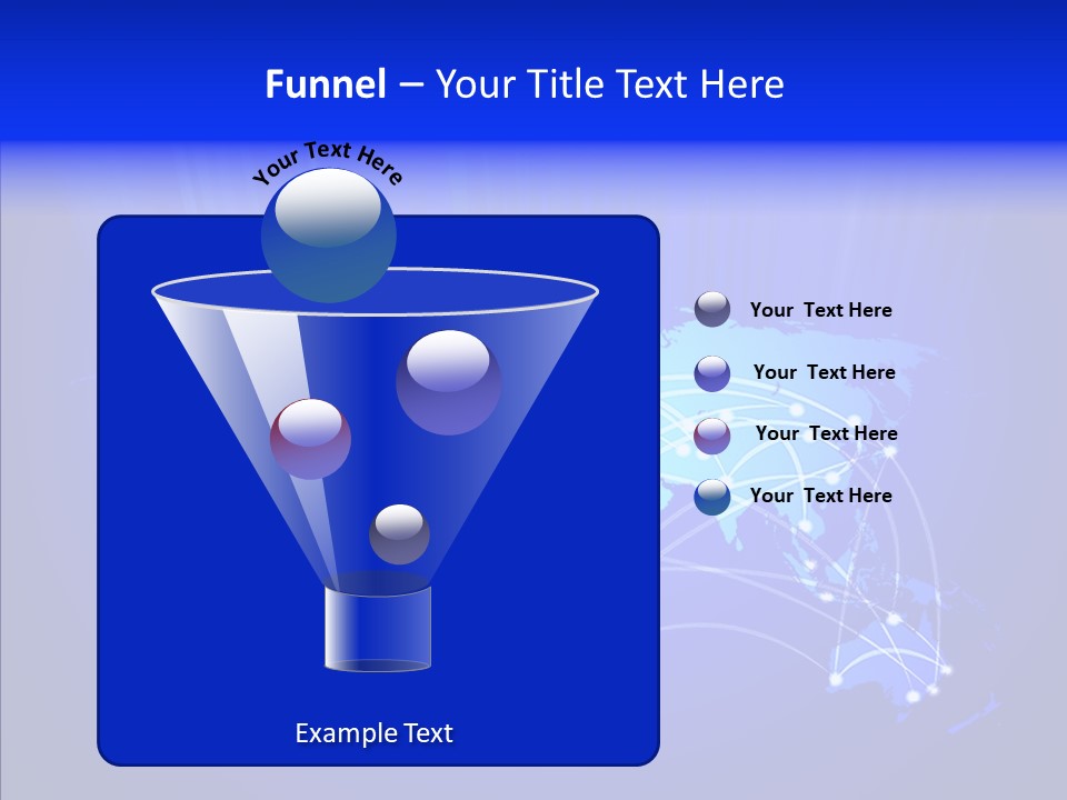 Communication Connectivity Region PowerPoint Template