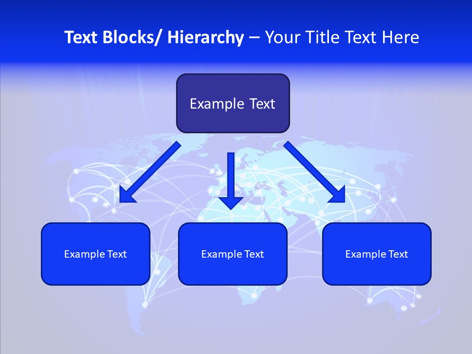 Communication Connectivity Region PowerPoint Template