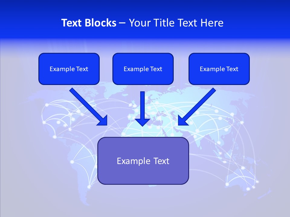 Communication Connectivity Region PowerPoint Template