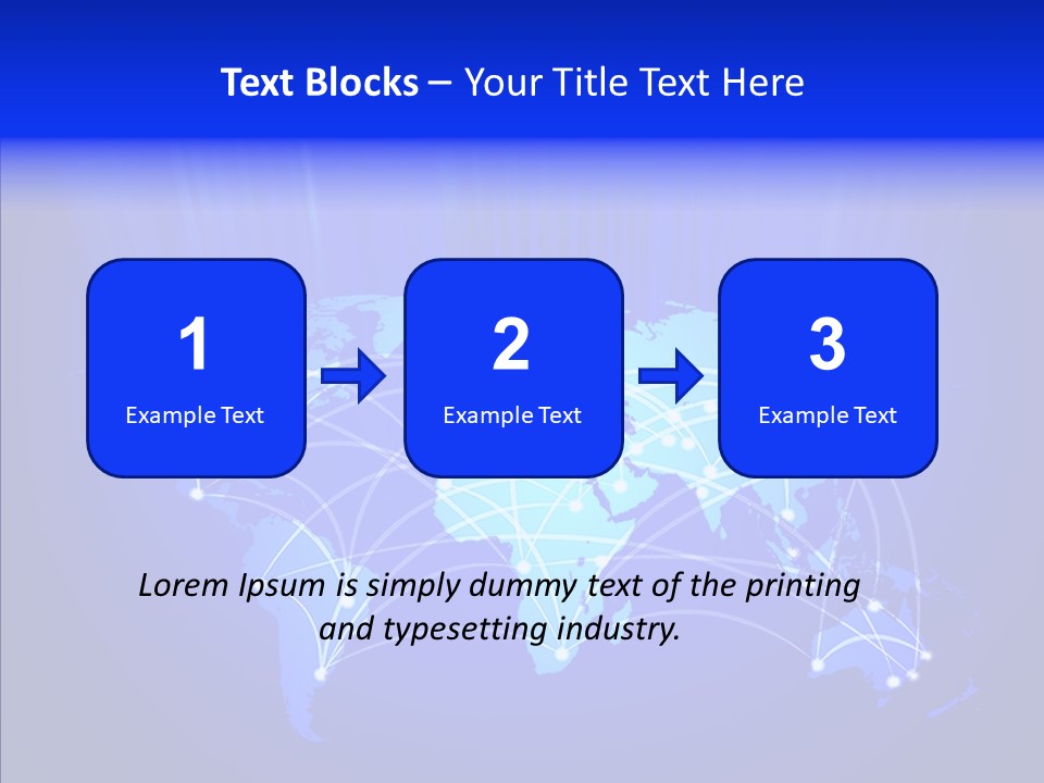 Communication Connectivity Region PowerPoint Template