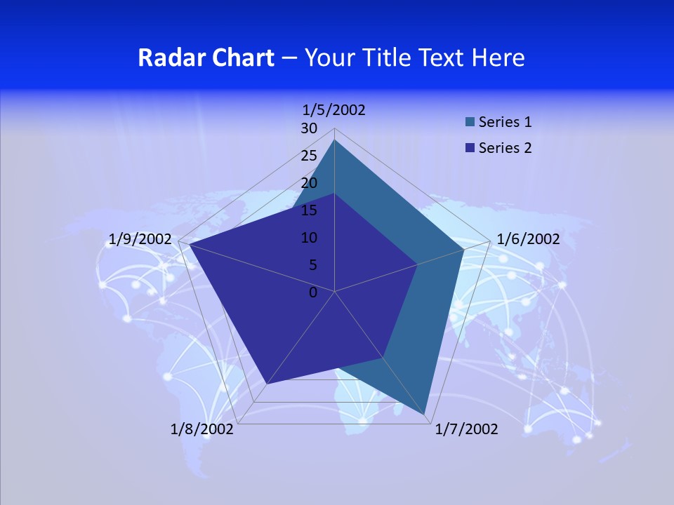 Communication Connectivity Region PowerPoint Template
