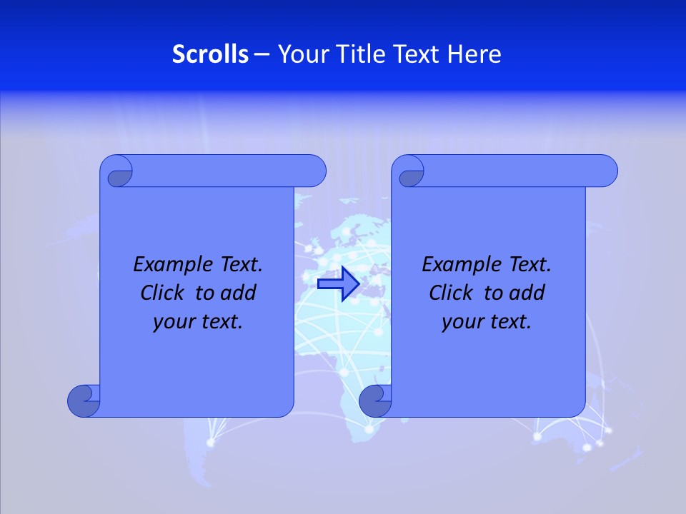 Communication Connectivity Region PowerPoint Template