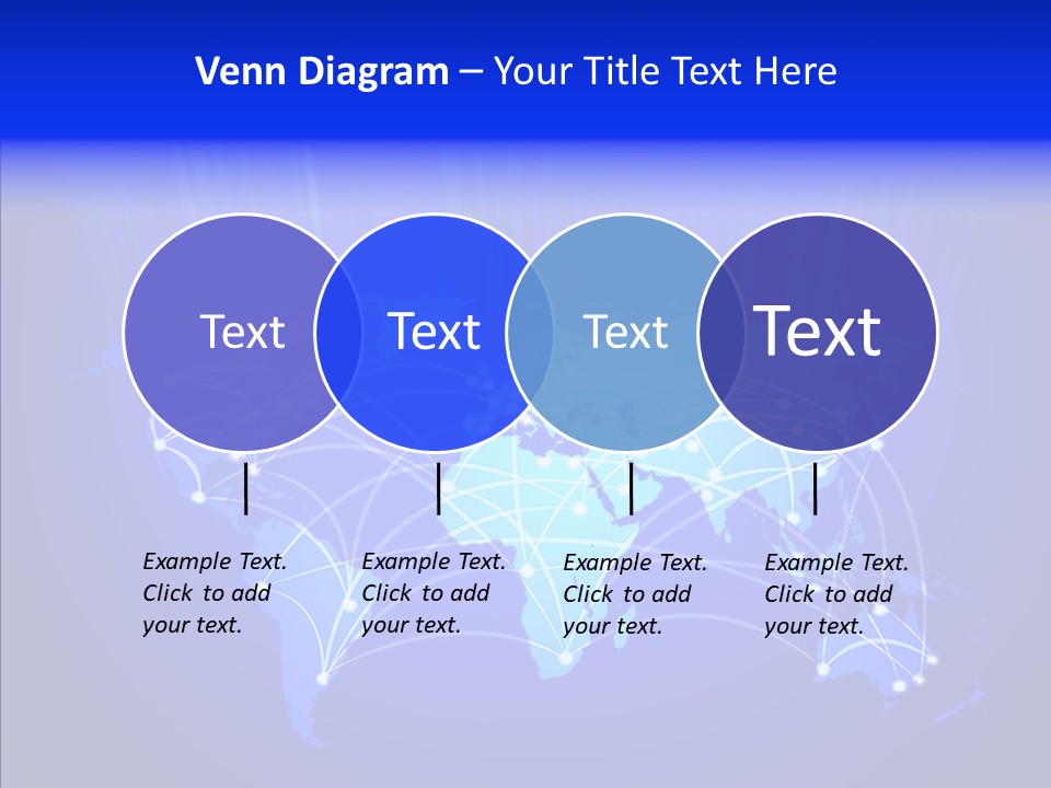 Communication Connectivity Region PowerPoint Template