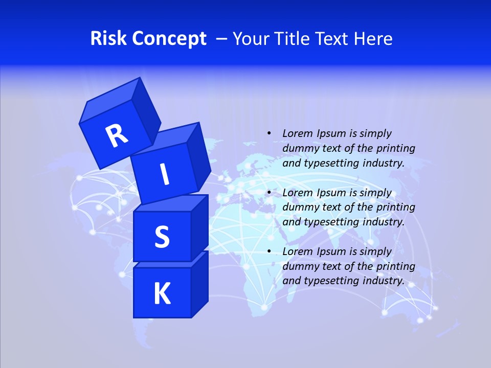 Communication Connectivity Region PowerPoint Template