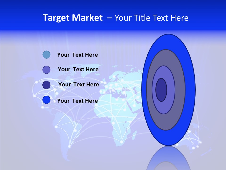 Communication Connectivity Region PowerPoint Template