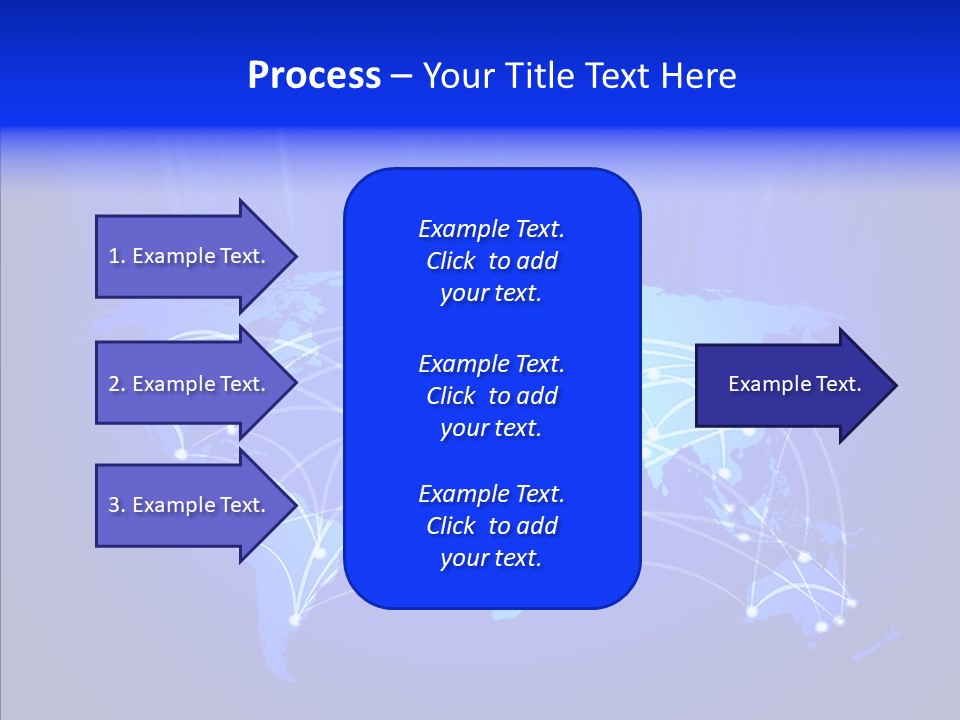 Communication Connectivity Region PowerPoint Template