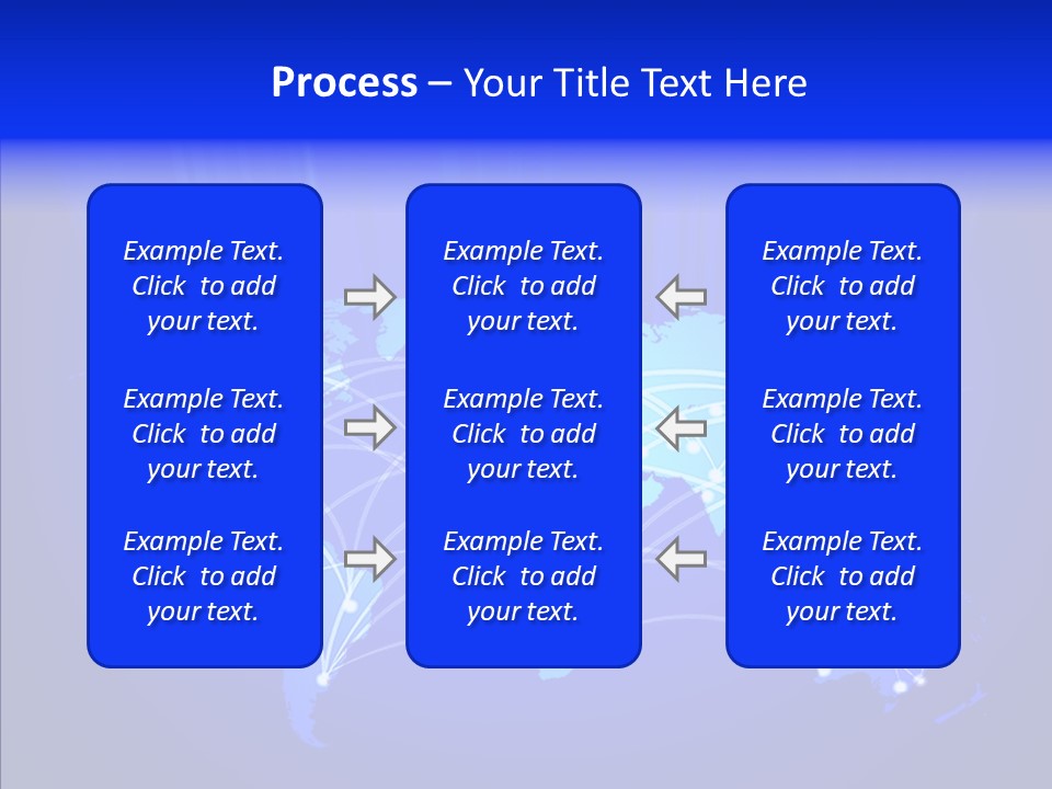 Communication Connectivity Region PowerPoint Template