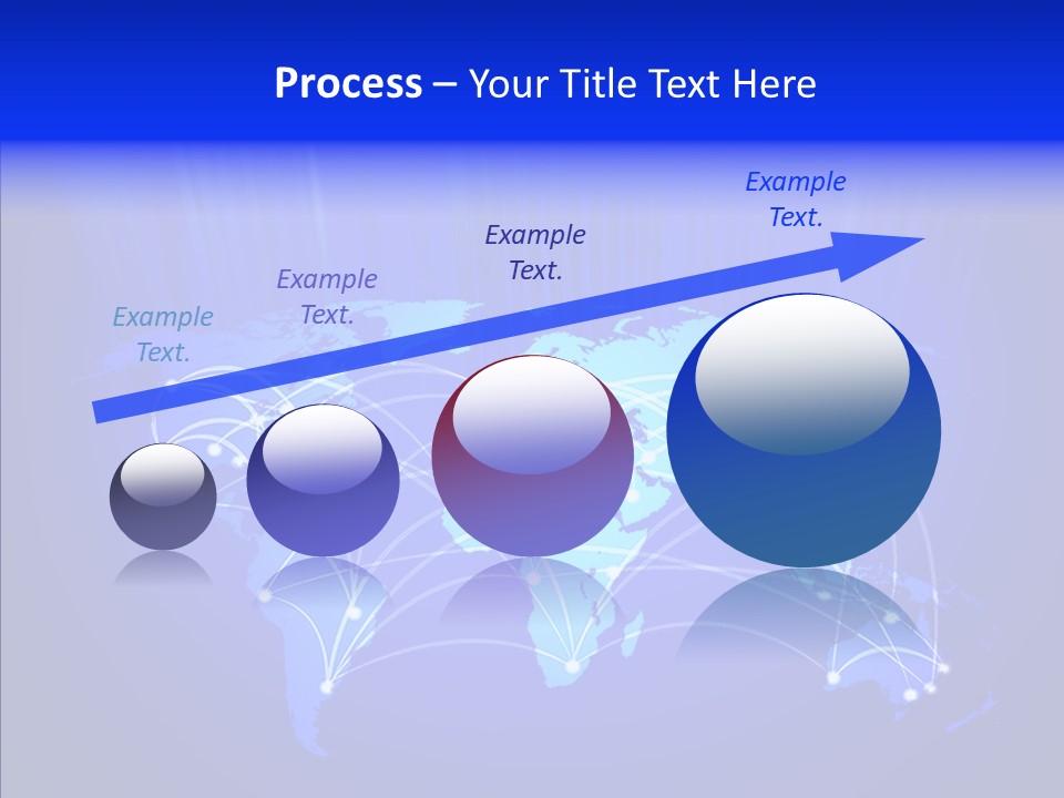 Communication Connectivity Region PowerPoint Template
